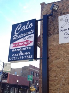 New Calo Ristorante sign