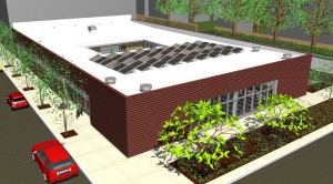 Rendering of new Heartland Health Center on Devon.  Credit: Heartland Health Centers