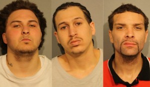 Josimar Garita, 26, Julian Garita, 25 and David Ferguson, 24. Creidt: Chicago Police